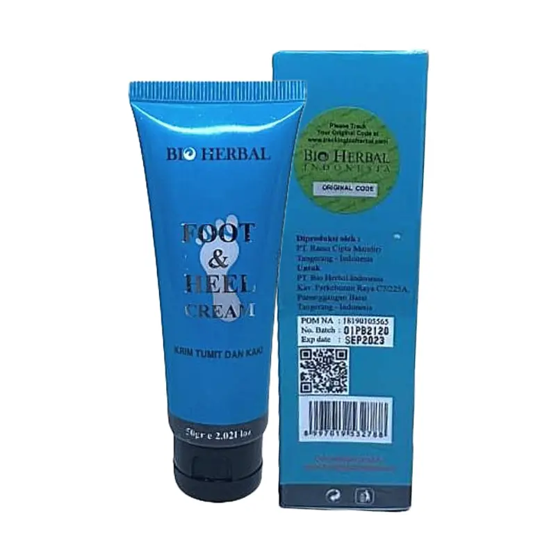Krim Penghalus Tumit Kaki Pecah Dan Kering Bio Herbal Foot and Heel Cream 1