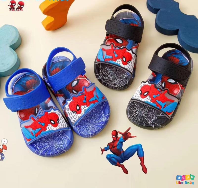 Sandal Bé Trai Dép Siêu Nhân Cho Bé Từ 1-6 Tuổi Dáng Thể Thao Quai Mềm Đế Êm Kháng Khuẩn Dành D122