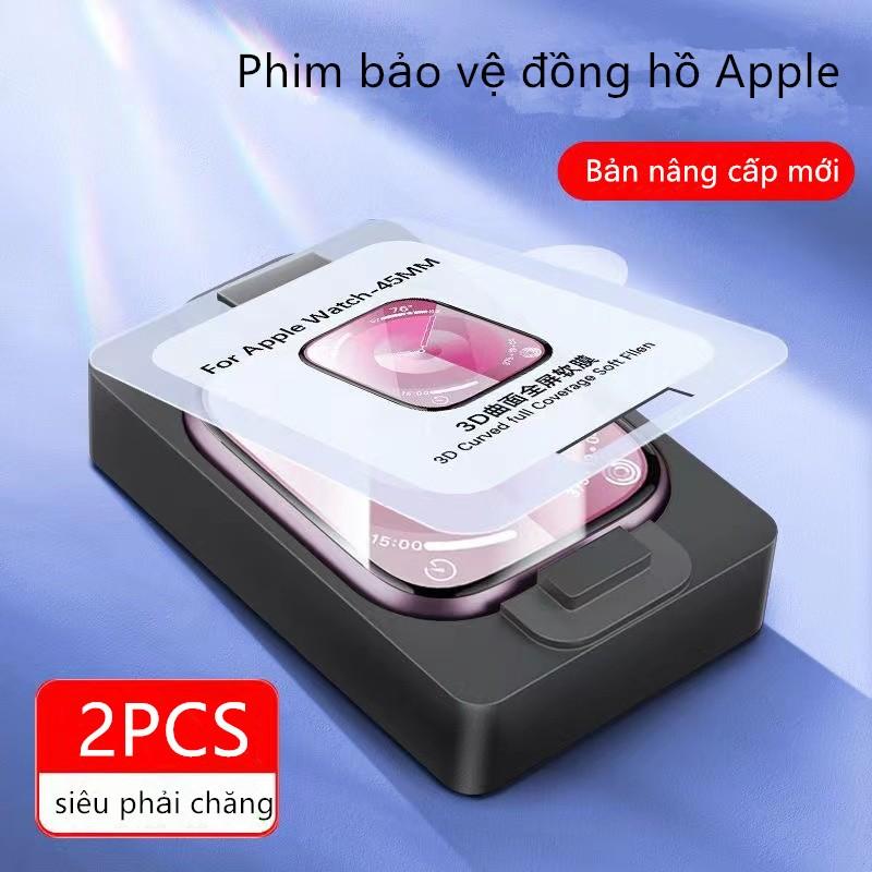  Miếng Dán Bảo Vệ Toàn Màn Hình Cho Apple Watch Series 10 9 8 7 6 5 4 SE 40MM 41MM 42MM 44MM 45MM 46MM Ultra 49MM 