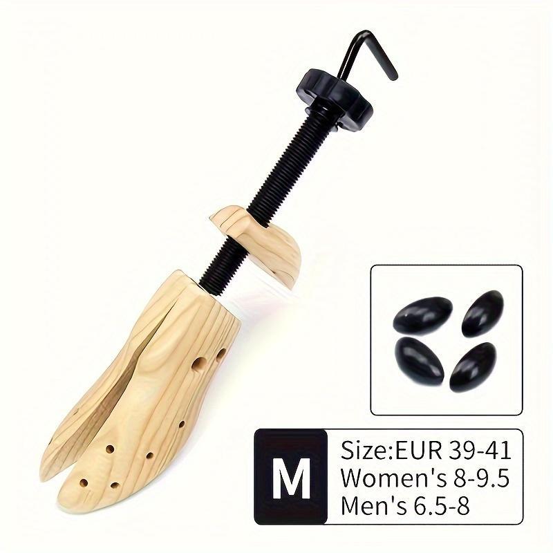 Product Introduction of Adjustable Wooden Shoe Stretcher, 1 Count Durable Shoe Shaper for Men and Women, Comfort Fit for Wide Feet, Relieves Bunions & Calluses 4
