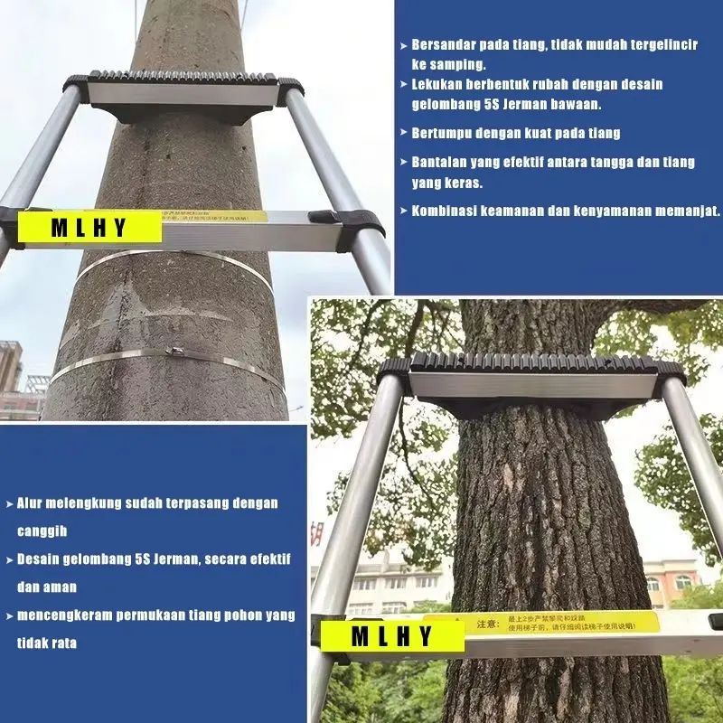 Karet Anti Slip Tangga Teleskopik 34cm / Anti Selip Tangga Teleskopik Single Telescopic 1