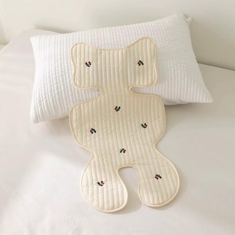 Đệm Lót Xe Đẩy Cho Bé . Tấm Lót Xe Đẩy Cho Bé Cotton Mềm mại Thoáng Khí Phong Cách Hàn Quốc