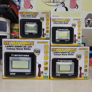 Lampu Sorot Aki LED Cahaya Kuning/Putih 10W,20W,30W,50W/Lampu Sorot DC 12V LED 10 Watt,20 Watt,30 Watt,50 Watt, Lampu Sorot MITSUYAMA, Lampu Sorot DC 12V IP65, Lampu Sorot LED, Lampu Sorot, Flood Light, Lampu Tembak LED, Lampu Aki, Lampu LED