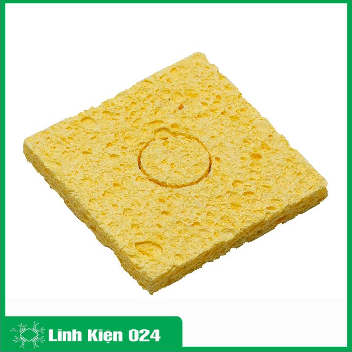  Bọt biển chùi mỏ hàn 6x6 cm dày dặn chùi sạch hàn chì 