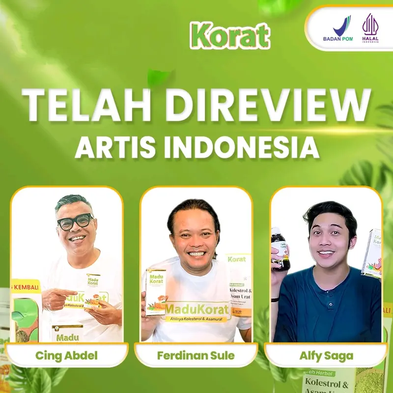 Madu Korat Original Herbal Alami Kolesterol & Asam Urat Lulus BPOM 4