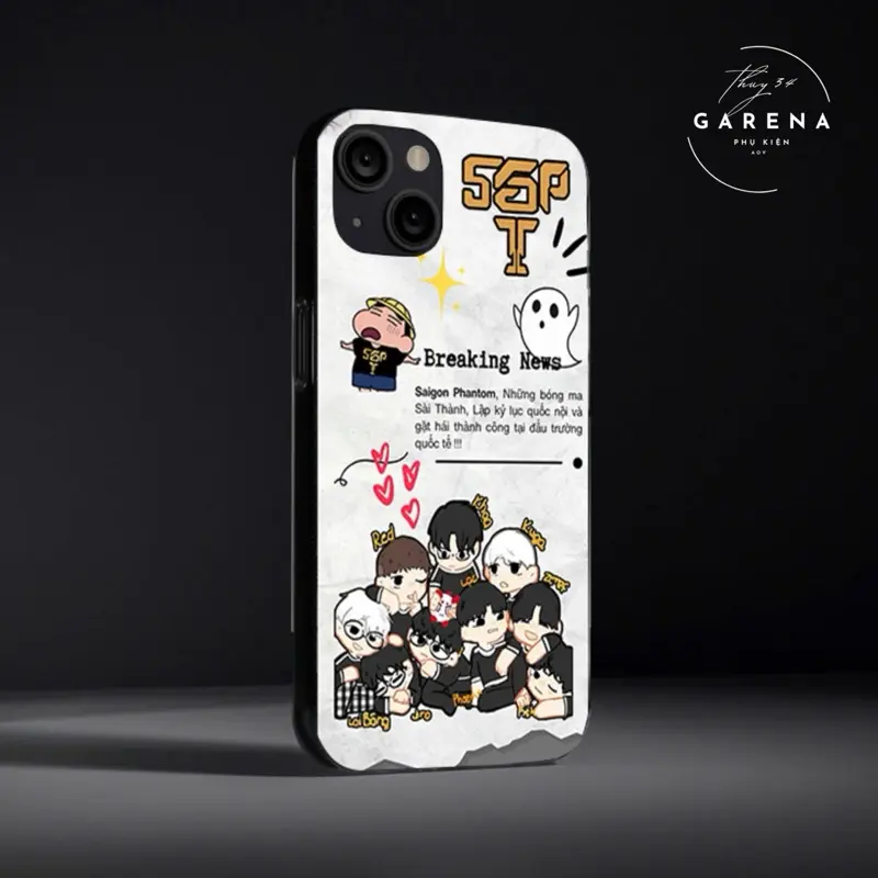 Ốp Case điện thoại, (Nhắn tin order đặt trước mẫu máy) (Full mã) (tặng móc treo điện thoại) đội tuyển Saigon Phantom SGP Liên quân (Có thiết kế theo yêu cầu, ibox mình dòng máy điện thoại cuae các bạn)