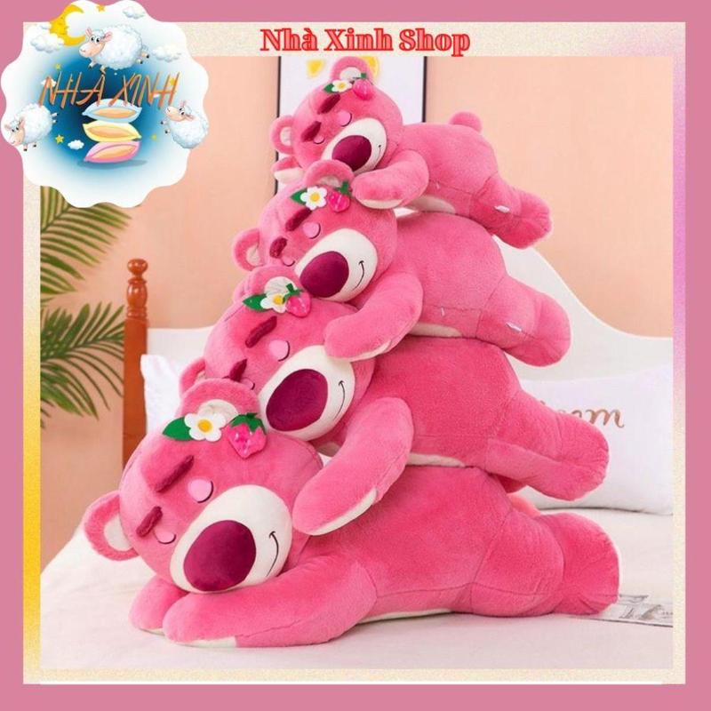 Gấu Losto kích thước 65cm 85cm,không chăn chất lông mềm mại Thú Nhồi Bông