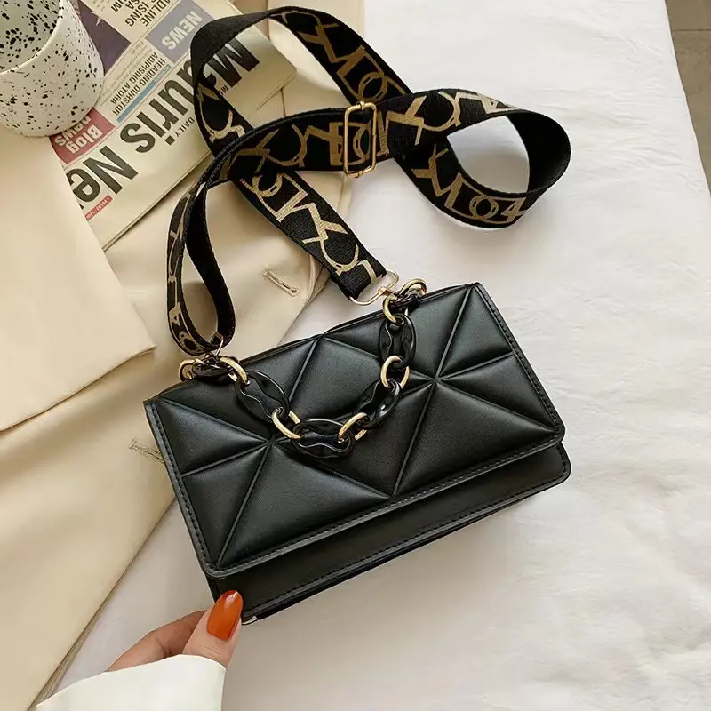 Vận Chuyển Trong Vòng 24 Giờ Túi Xách Túi Đeo Vai Đơn Túi Xích+Vai Rộng Vintage+Đi Lại Hẹn Hò Chéo Túi+thiết Kế Nhỏ Nách Túi