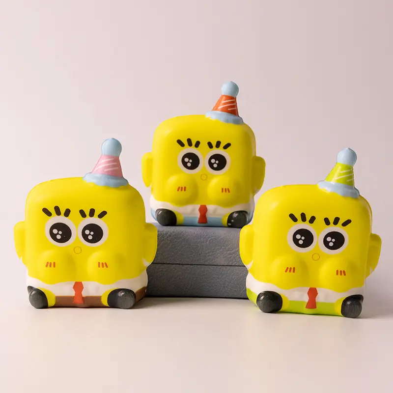 A set of cartoon-shaped decompression toys, slow rebound, ornaments, dolls, vent and gifts