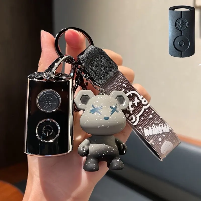 (lv2)Combo Ốp Bảo Vệ Chìa khoá Smartkey Yamahe  Ex155 Janus AEROX NVX XMAX Lexi Grande Freego Latte Móc Khoá Móc Khóa