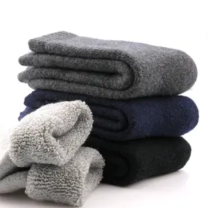 Sock Wool Domba Premium Super Tebal Asli Kaos Kaki Winter Tebal Import Wool Domba Grey Navy Black