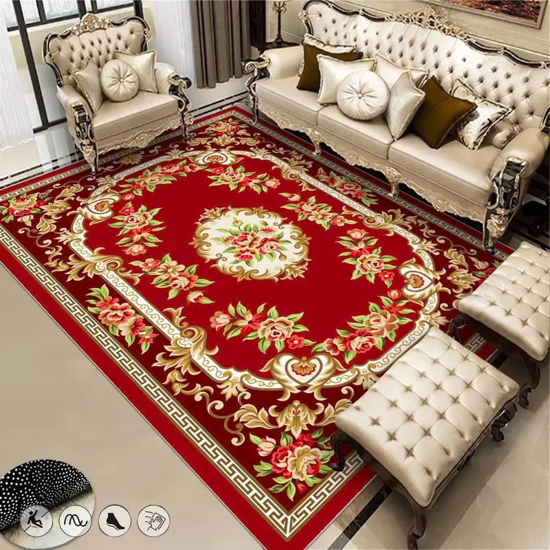Thảm Trải Sàn Kích Thước To 2M x 3M Đồng Anh Bedding Hoạ Tiết Sang Trọng Trải Phòng Khách Phòng Ngủ Phòng Thờ 7