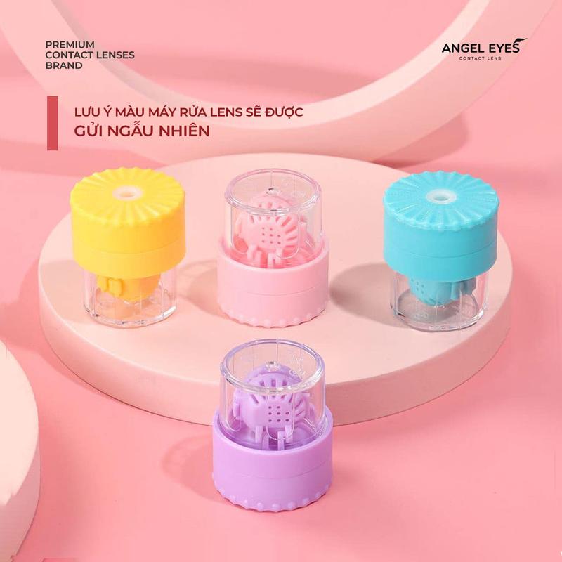 Máy rửa lens bằng tay Angel Eyes dùng để rửa kính áp tròng siêu nhanh Máy rửa kính áp tròng | máy rửa lens xoay tay| Dụng cụ rửa lens