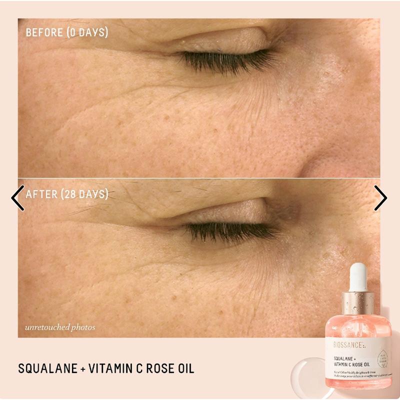 Product Introduction of 【Ready stock】 Biossance Squalane + Copper Peptide Rapid Plumping Serum 50ml//Squalane + Vitamin C Rose Firming Oil 30ML 3