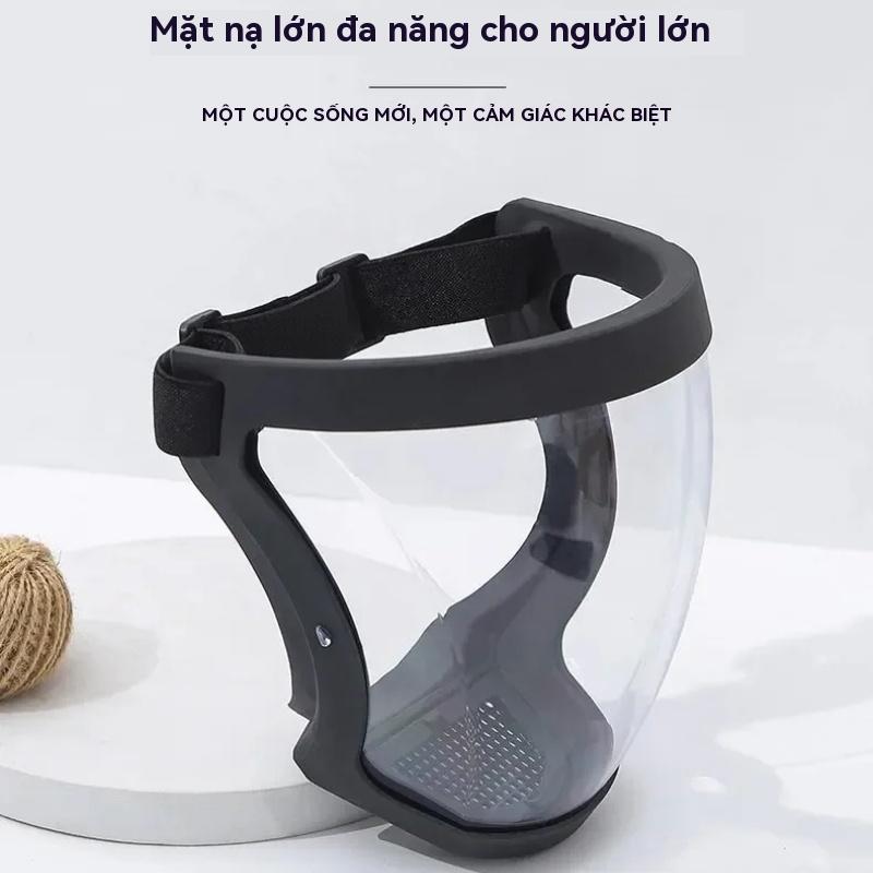 Mặt Nạ Che Mặt Bảo Vệ Toàn Mặt, Cỡ Lớn Trong Suốt, Thích Hợp Cho Công Việc, Chống Sương Mù, Tấm Che Bảo Vệ, Thích Hợp Cho Cỏ Sả, Đánh, Mài Và Cắt, Bảo Vệ Chống Bụi 5