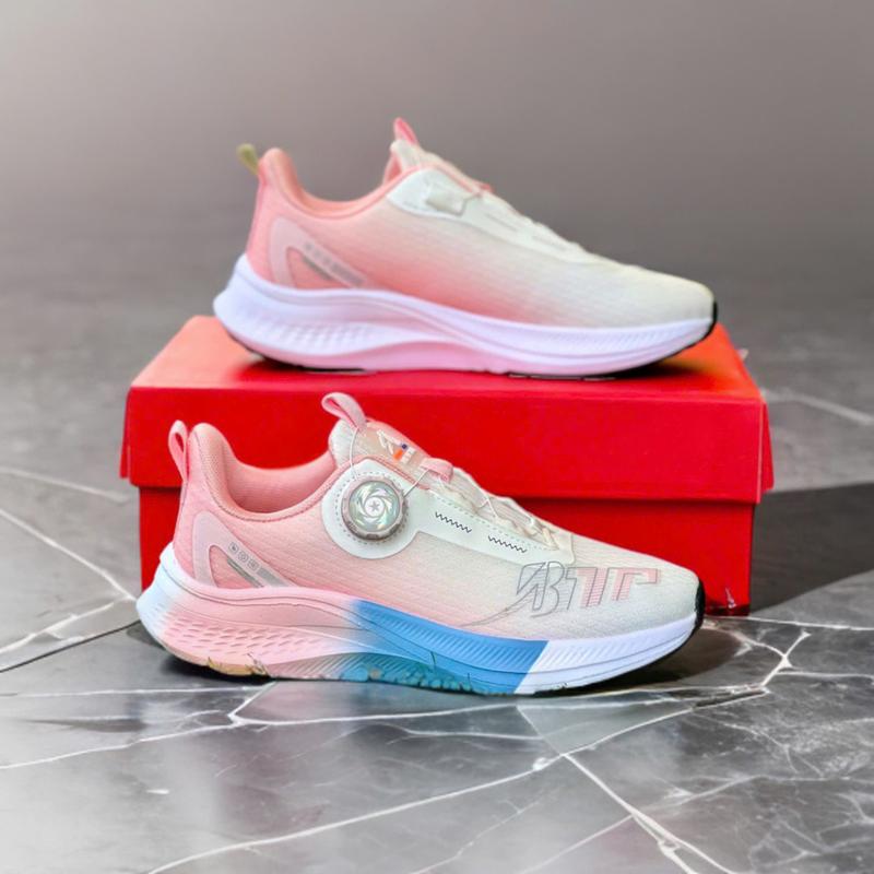 Giày Thể Thao Nam Nữ Chạy Bộ Aerobic Đế Nhẹ KX-209 Hồng Xanh Sneaker Sport Tập Thể Dục Tập Chạy Bộ