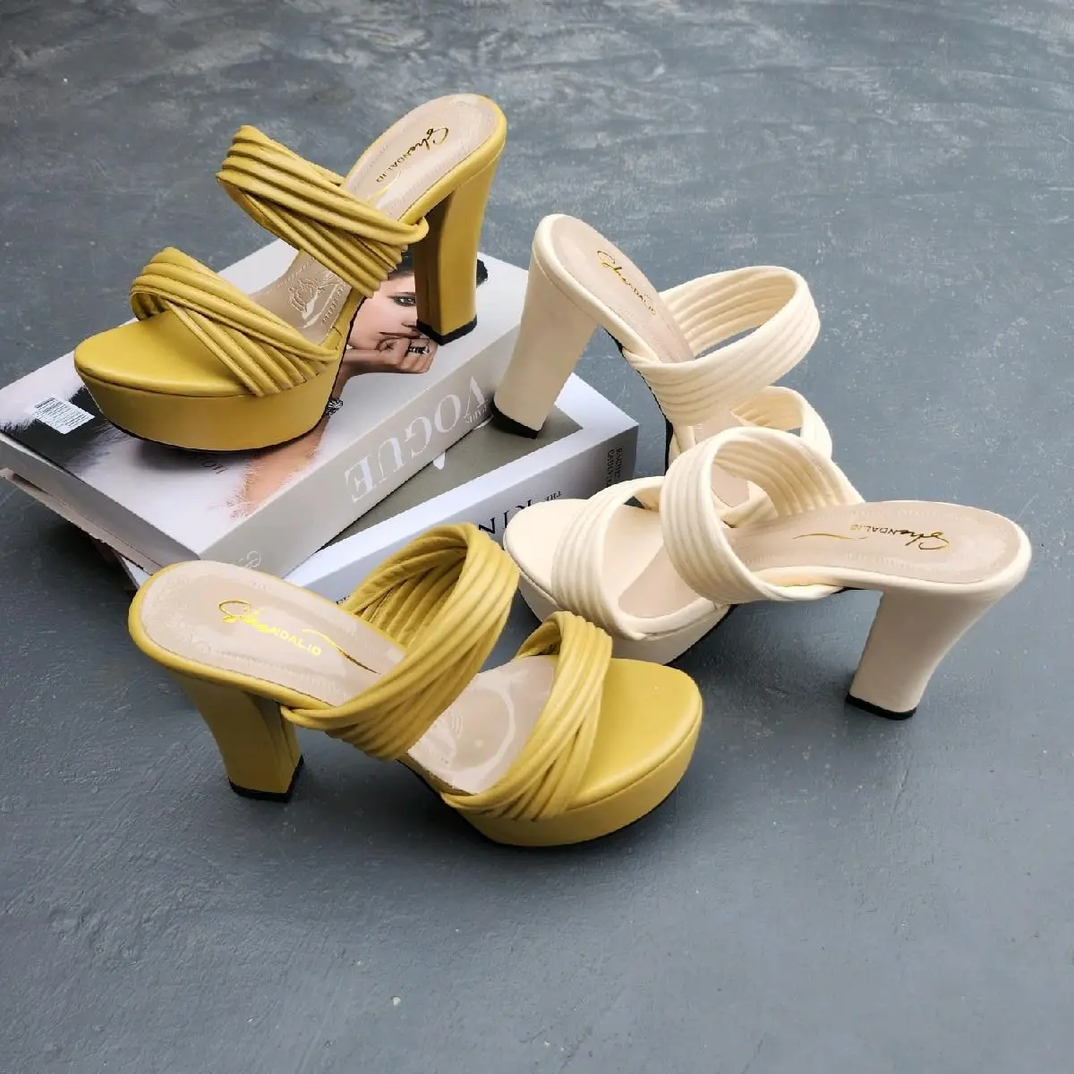 RARA high heels 11CM | sendal wanita sintetis premium by SHEndal.id
