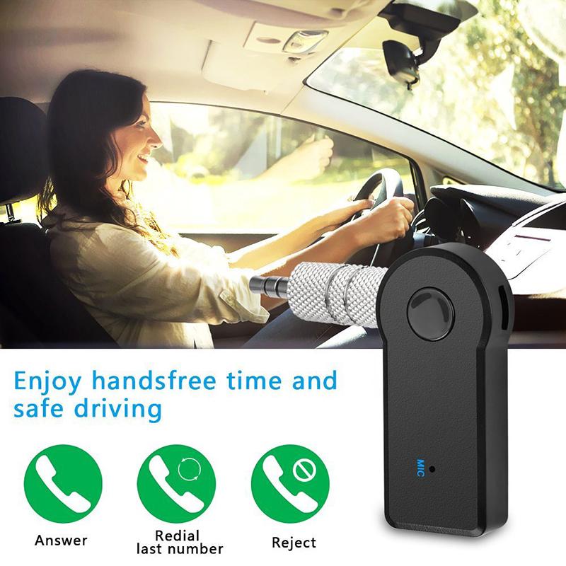 Product Introduction of 3.5mm Jack Wireless Bluetooth -compatible Receiver Transmitter Adapter For Car Music Audio Aux A2dp Headphone Reciever Handsfree 16