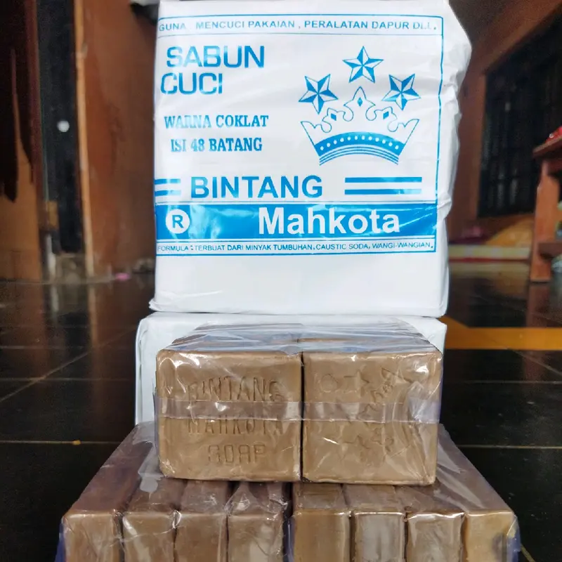 HARGA 1 ball isi 6pack 48pcs Sabun Cuci Bintang Mahkota pembersih multiguna Anti bakteri 8