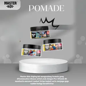 Master Kids Pomade Hair Styling Gel Rambut Anak - 75 gr KINO Mousse Smoothing