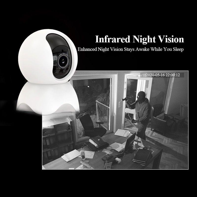 Product Introduction of D305 Hd smart wireless wifi security camera night vision remote home cctv surveillance camera 360 network 12