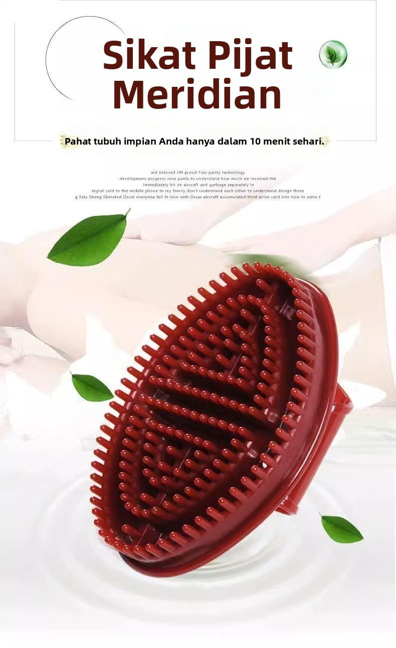 Sikat Pijat Meridian Asli Dredging Pelangsing Kaki Tubuh Perut Ajaib Refleksi Anti Selulit Urut Wajah