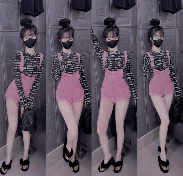 Product Introduction of Yếm jean quần rách kiểu  Nữ Denim Nữ Denim 12