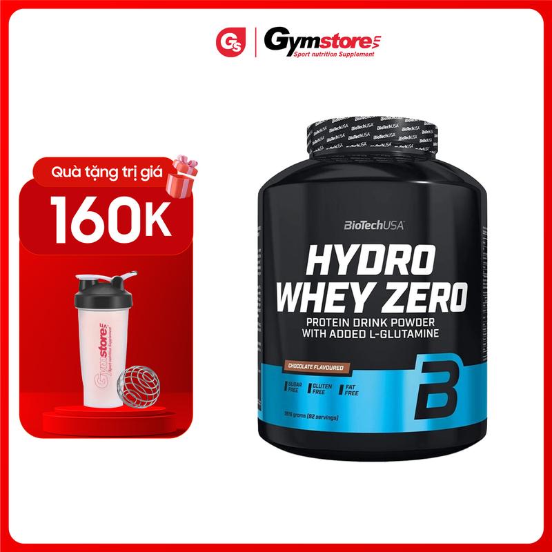 Bột Whey Protein BioTechUSA Hydro Whey Zero 4 Lbs 1,816 Kg Giúp Tăng Co