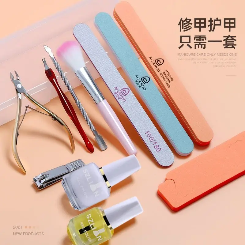 Bộ Dụng Cụ Làm Móng, Làm Móng Tay, Bán Chạy Năm 2025, Dành Cho Người Mới Bắt Đầu, Sử Dụng Tại Nhà, Chuyên Nghiệp, Dụng Cụ Cắt Lớp Biểu Bì, Dải Đánh Bóng Nhám, Hộp Đựng Đồ, Trọn Bộ