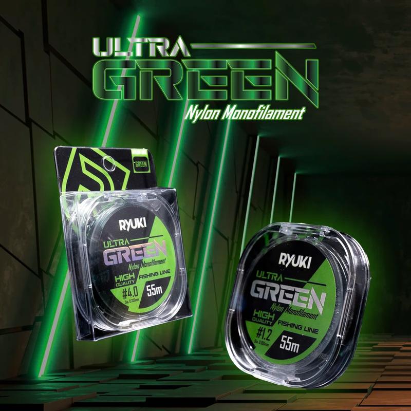 [SQF] Dây Câu Cá RYUKI Ultra Green