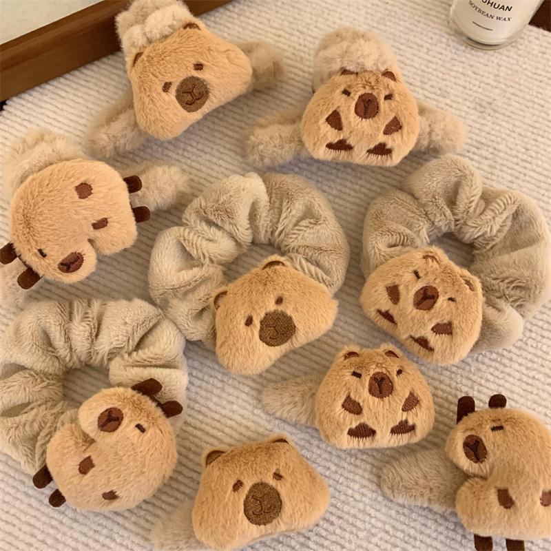 Product Introduction of Exquisite Cute Cartoon Plush Grab Clip Female Back Of The Head Ponytail Claw Hair Tools Female Girls Shark Clip Hair Accessories 10