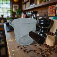 Gambar One Two Cups Gelas Takar Kopi Espresso Shot Wooden Handle 180ml - MK-18 - Transparan dari Usea Official Store Kota Administrasi Jakarta Barat 4 Tokopedia