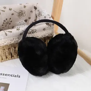 [ Jexira ] Penutup Telinga Musim Dingin New Desain Type Modern For Adults Unisex Pria Wanita Dewasa Protect Ear Foam Thick Softly Fold Edition Tulang Elastis Fabric Dengan Tampilan Bulu Lucu Lembut Halus Colour Full Variasi Polyester Fiber SNOWY EARMUFF