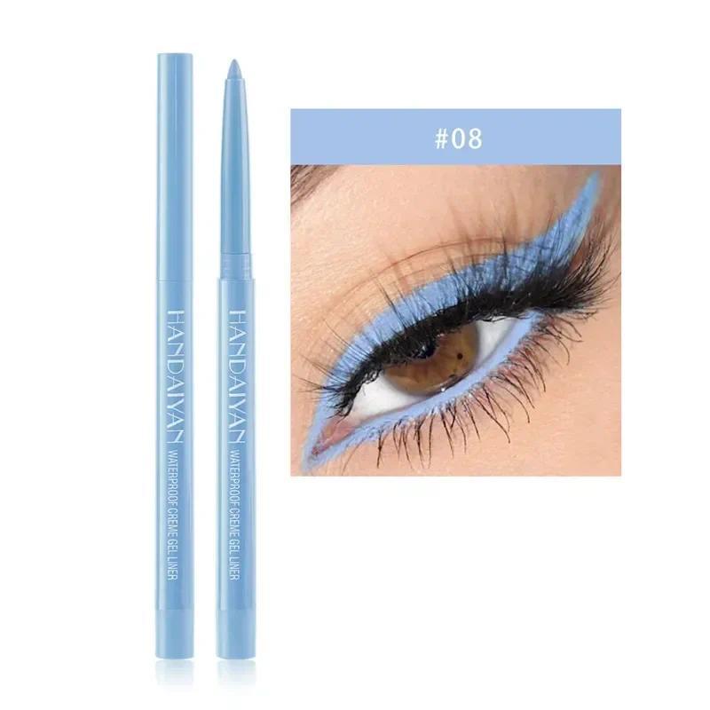 Product Introduction of Waterproof Pearlescent Matte Eyeliner Not Easy Pen Rotatable Eyeliner Long Lasting Eye Makeup Tools Korean Makeup Products Lipliner Eyeshadow 31
