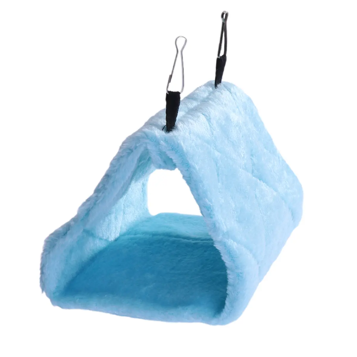 Pet Hammock Bed Climbing for Parrot Bird Birdcage 19.00X13.00X11.00CM Blue