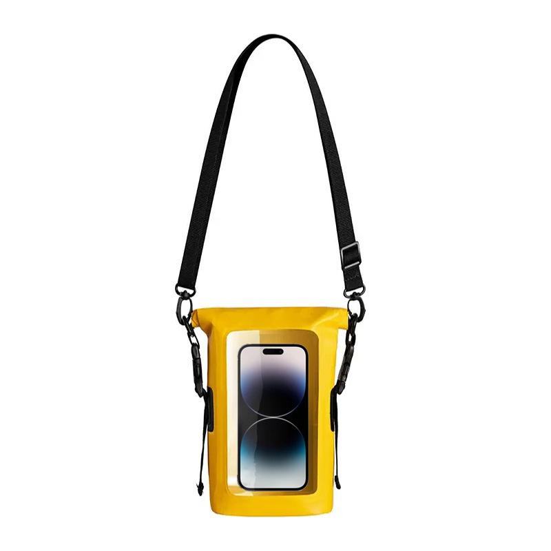 Product Introduction of Outdoor mobile phone water-proof shoulder bag waterproof Drybag seaside beach swimming drifting 2L crossbody bag fashion PVC waterproof bag bag 11