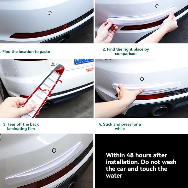 Universal Anti-collision Car Door Corner Bumper Guard, Car Front & Rear Corner Bumper Decorative Sticker, Car Exterior Accessories, Vehicle, Automotive 4