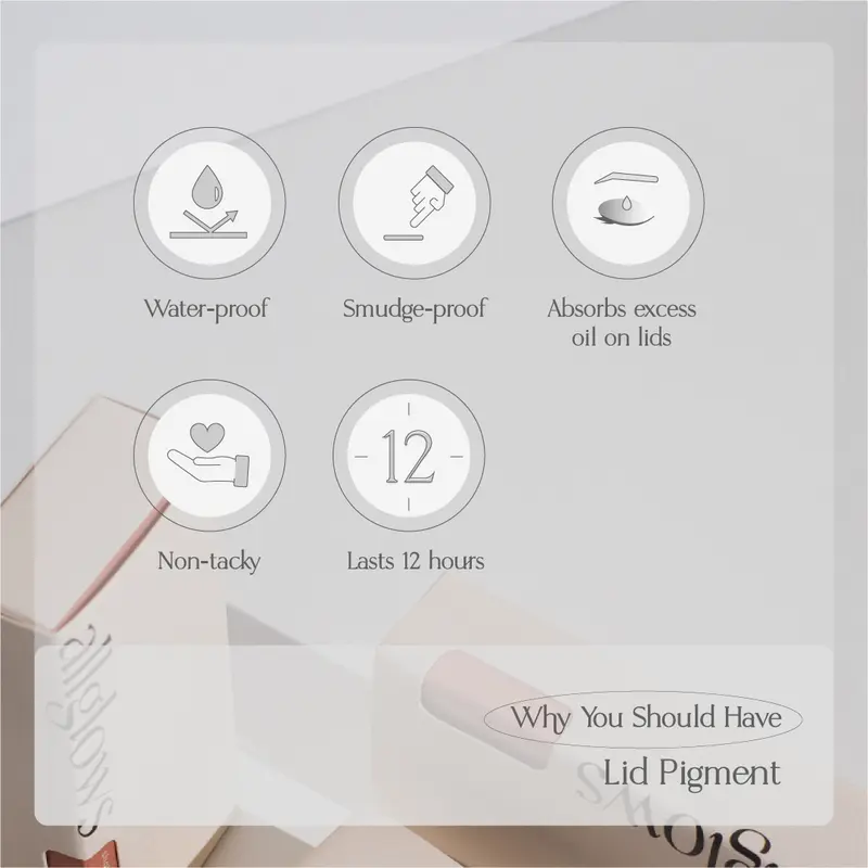 Allglows - Lid Pigment (Liquid Eyeshadow, Stay up to 12 Hours, Creamy Formula) 4