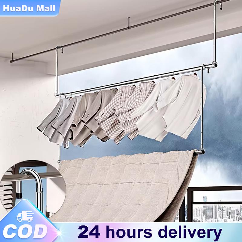 HDM 80-240CM Retractable Sampayan Stainless Foldable pole Clothes ...