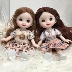 Mainan Anak Perempuan Boneka Doll 17Cm Cute Diy Bjd Doll Boneka Princess
