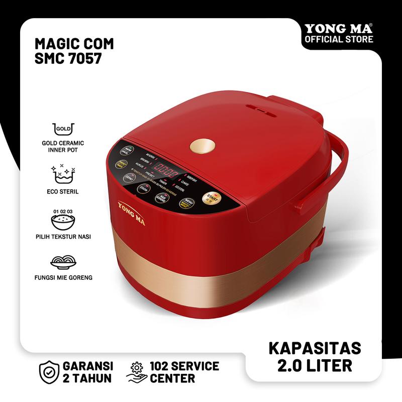 YONG MA Magic Com Digital Rice Cooker SMC 7057 (2.0LT) 1