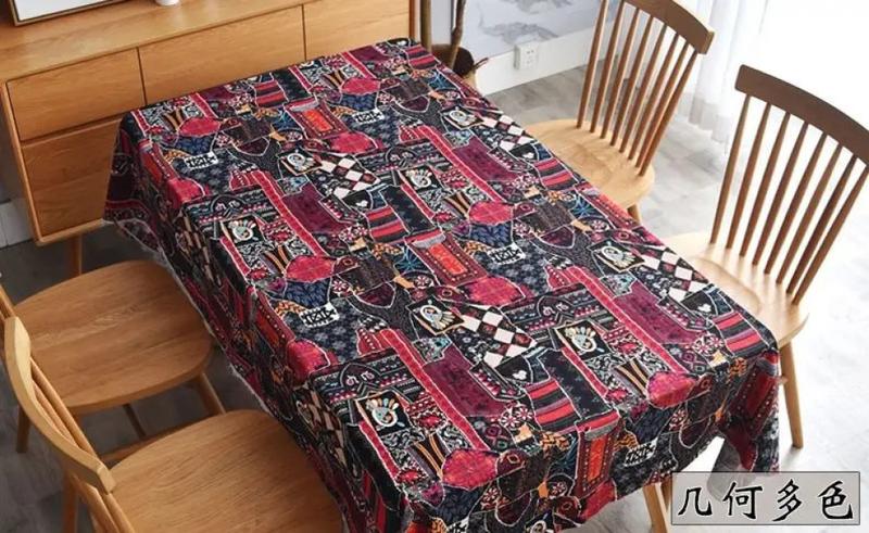 Product Introduction of Printed Bohemian Ethnic Fabric Cotton Linen By Meters for Dress Skirt Tablecloth Diy Sewing Vintage Cloth Breathable Soft Flower 32