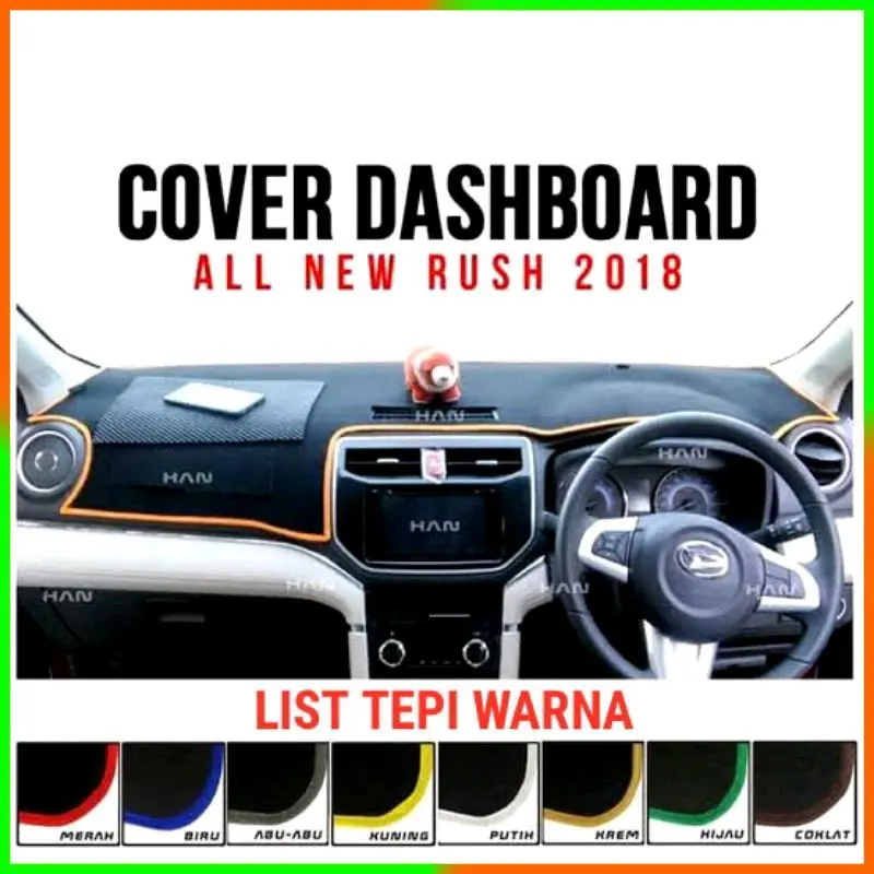 Karpet Dashboard Mobil All New Rush/Terios Free Perekat Car