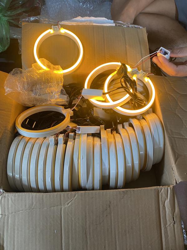  Đèn hào quang led neon có kèm theo nguồn phụ kiện trang trí bể cá thuỷ sinh non bộ sân vườn 