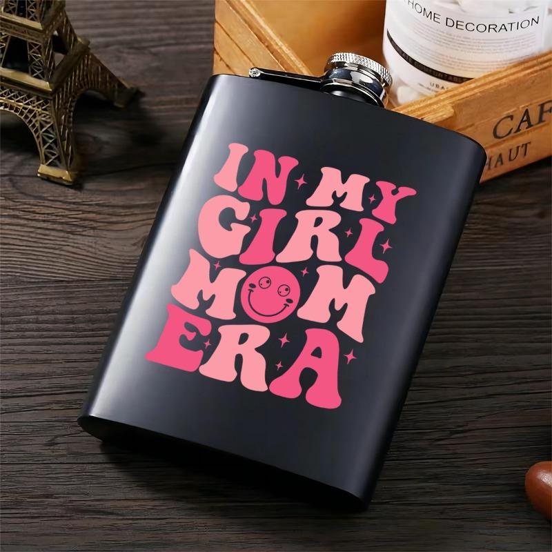 Stainless Steel Hip Flask, 8oz Portable Drinking Flask with Lid, Drinkware for Home Office Outdoor Camping Hiking 4