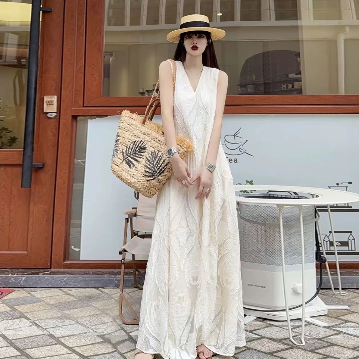knee length dresses for ladies Nuichan women's silk kaftan dress