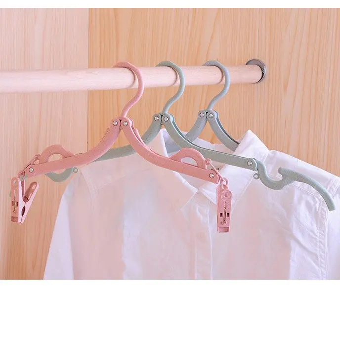 Combo 10 Móc Treo Quần Áo Gấp Gọn Thông Minh Tiện Lợi Khi Đi Du Lịch 2