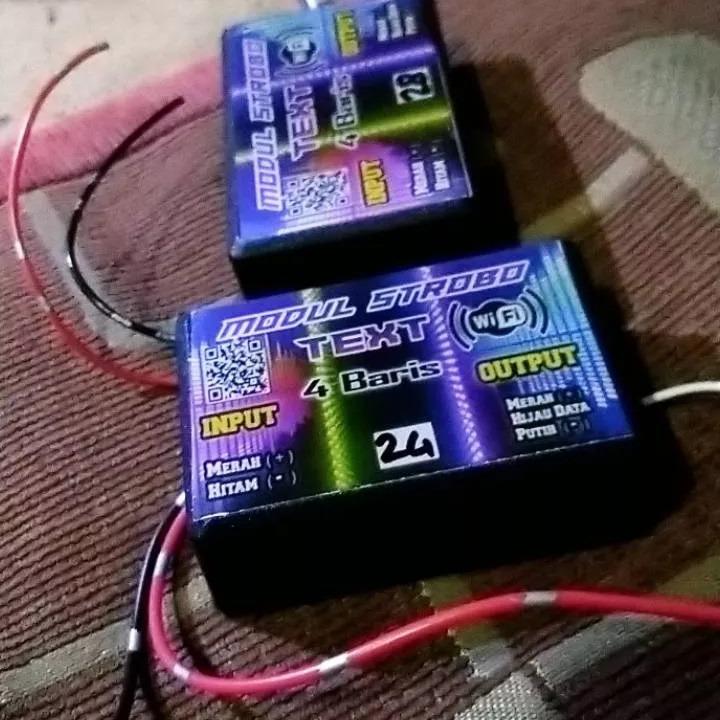 Modul Strobo Text Wifi 4 Baris 1