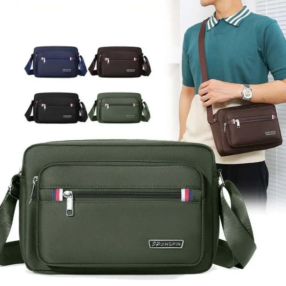 Side Backpack Men New Style Men's Bag Small Bag Casual Canvas Bag Men's Bag Backpack Oxford Cloth Shoulder Bag Men's Messenger Bag Sling Bag Crossbody Bag