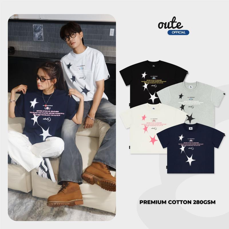 Áo Thun Form Boxy Outerity Glow Premium Cotton 280gsm Unisex Local Brand / Dreamer Collecton